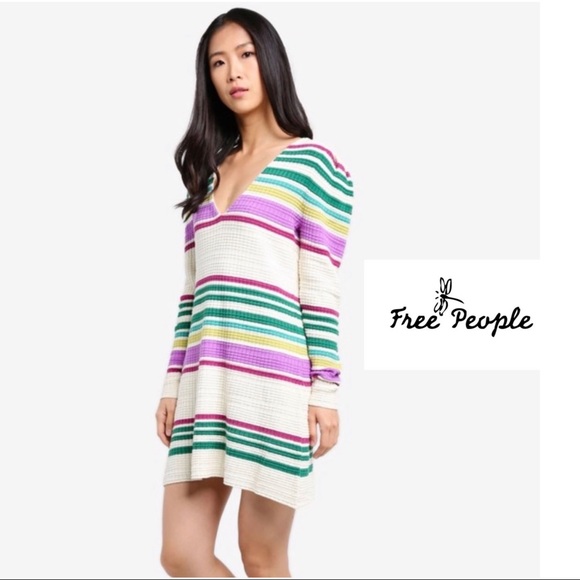 Free People Dresses & Skirts - SOLD NEW Free People Gidget Knit Sweater Dress